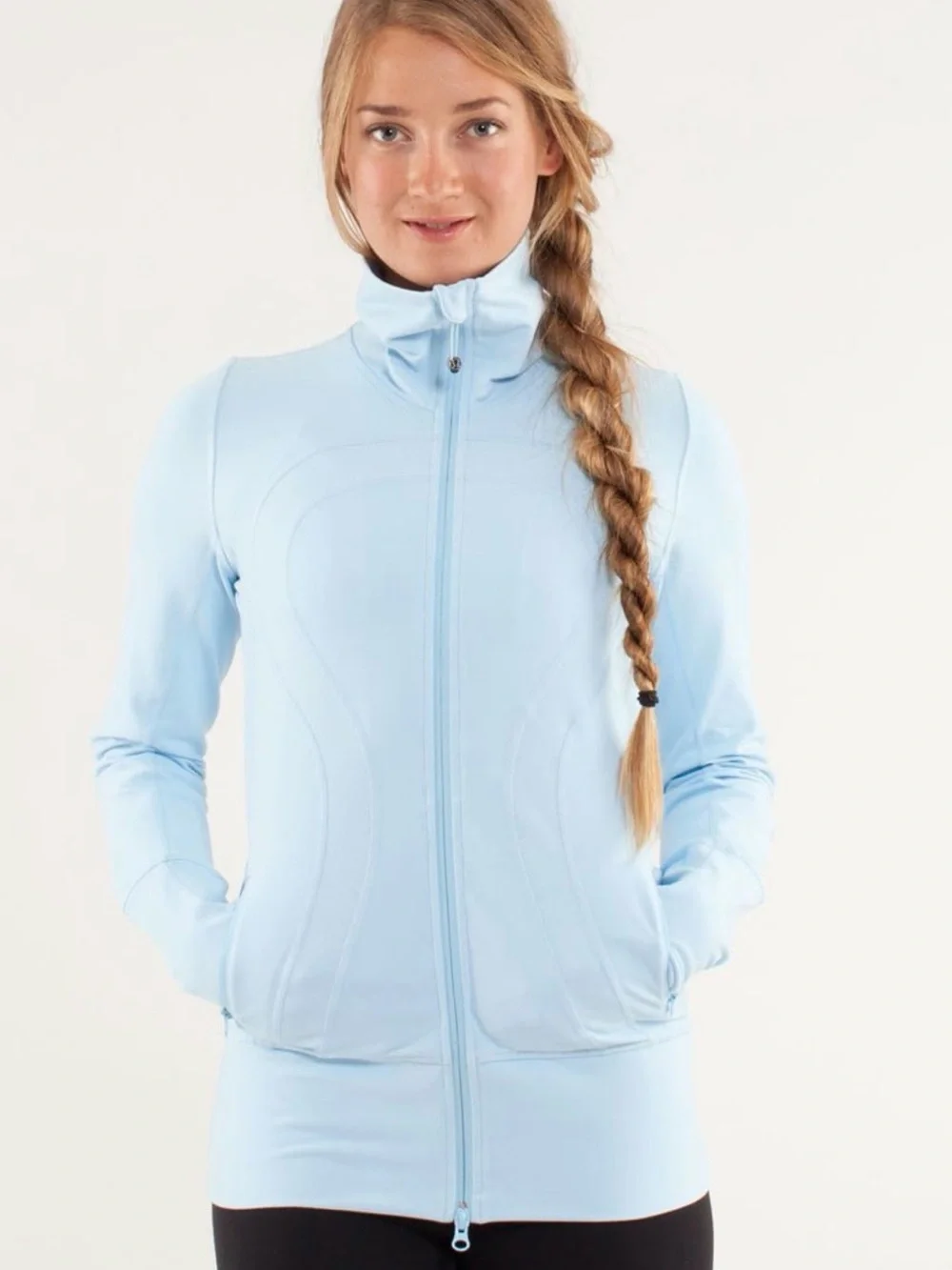 Lululemon Light Blue Women's Zip-Front Jacket